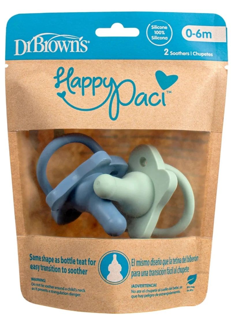 Φωτογραφία προϊόντος: Dr Brown's Dr Browns Πιπιλα Happypad Σιελ/Πρασινη (PS 12008)