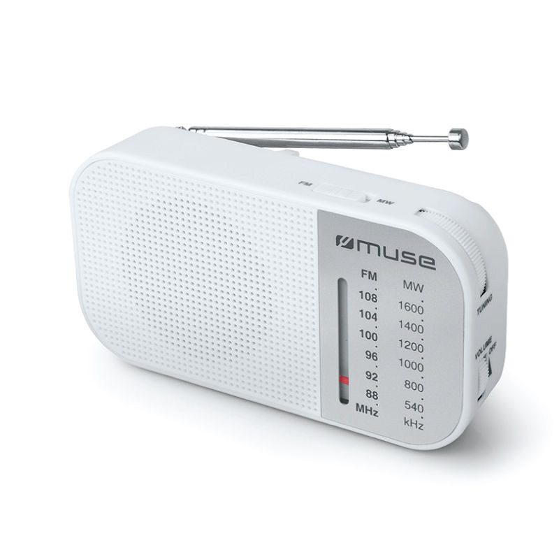 Φωτογραφία προϊόντος: Ραδιόφωνο MUSE M-025RW Μπαταρίας Λευκό Αναλογικό