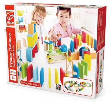 Φωτογραφία προϊόντος: Hape Early Explorer Ξύλινο Dynamo Dominoes (E1042)