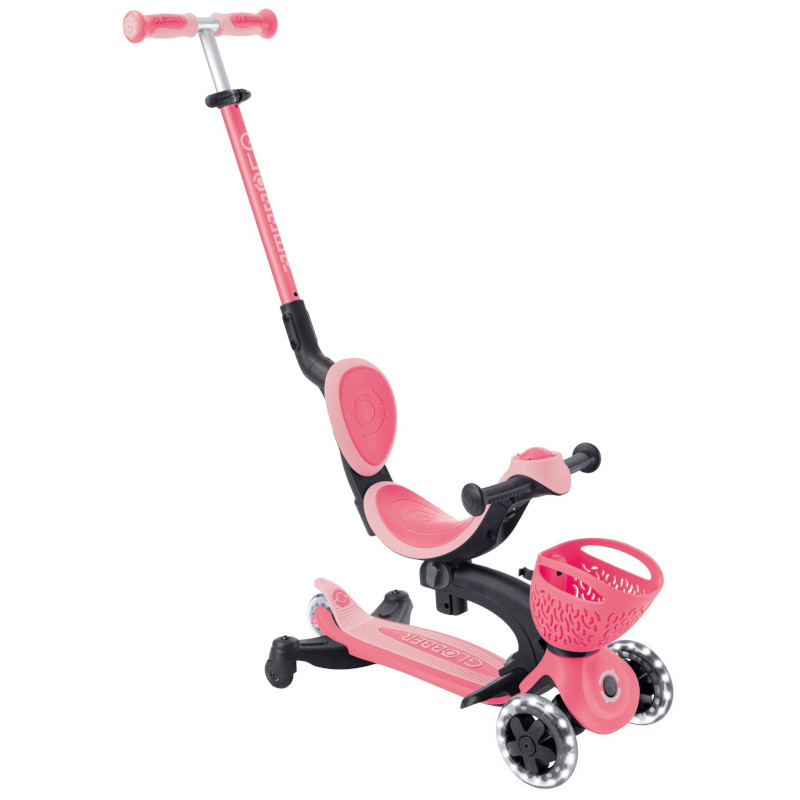 Φωτογραφία προϊόντος: Globber Scooter Go.Up Baby Lights 360 Coral Pink (844-210)