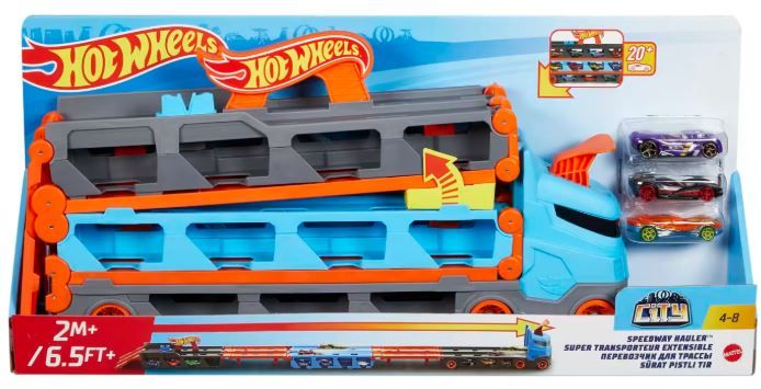 Φωτογραφία προϊόντος: Mattel Hot Wheels Νταλίκα- Πίστα 2 Σε 1 (GVG37)