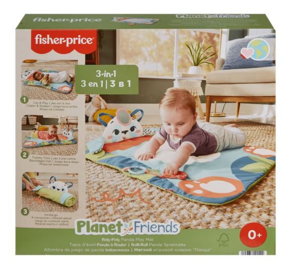 Φωτογραφία προϊόντος: Fisher Price Παπλωματάκι Πάντα 3 Σε 1 (HKD65)