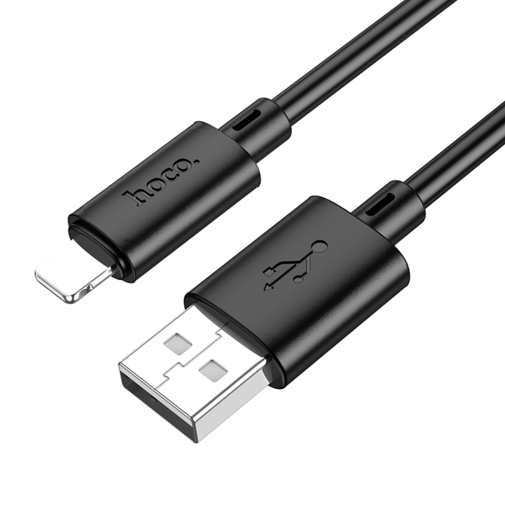 Φωτογραφία προϊόντος: 2ADD149A-D3CC-EF11-9A7B-C174DFB988E4 Καλώδιο Hoco X88 Gratified USB-C σε Lightning 2.4A Μαύρο 2m