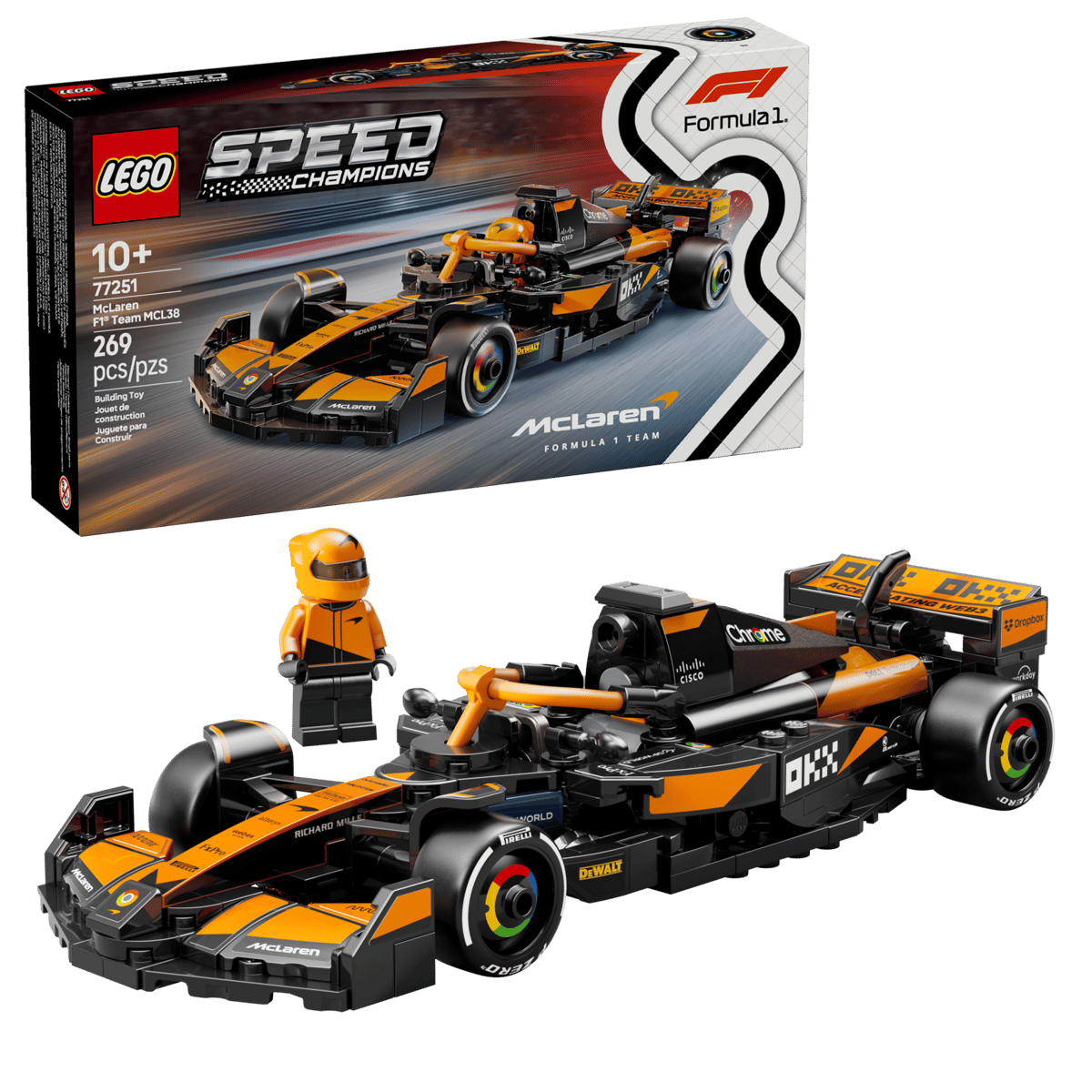 Φωτογραφία προϊόντος: LEGO Speed Champions McLaren F1 Team Mcl38 Race Car (77251)
