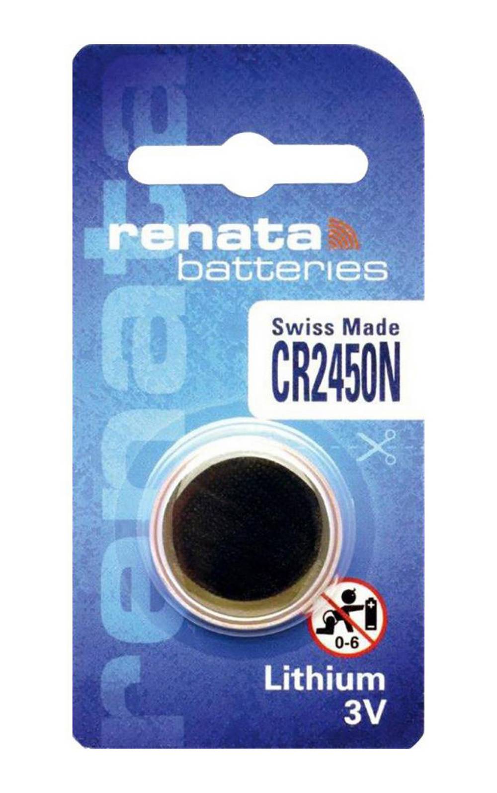 Φωτογραφία προϊόντος: A1E945A0-0E83-F011-9A9A-F48E387BAD9A Buttoncell Lithium Electronics Renata CR2450N Τεμ. 1