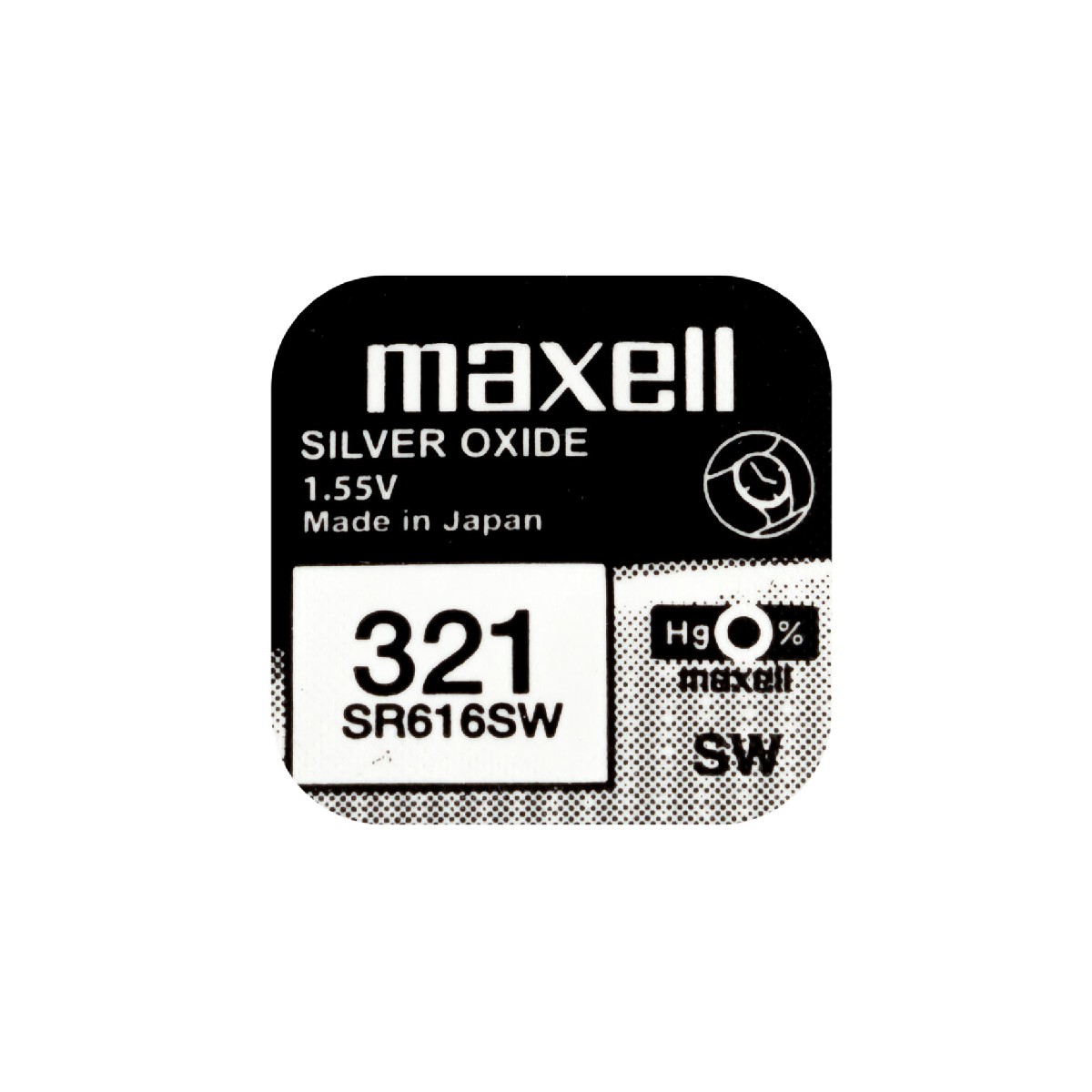 Φωτογραφία προϊόντος: Buttoncell Maxell 321 SR616SW Τεμ. 1