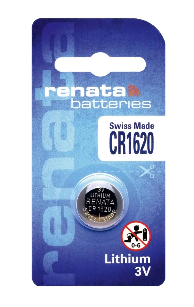 Φωτογραφία προϊόντος: Buttoncell Lithium Electronics Renata CR1620 Τεμ. 1