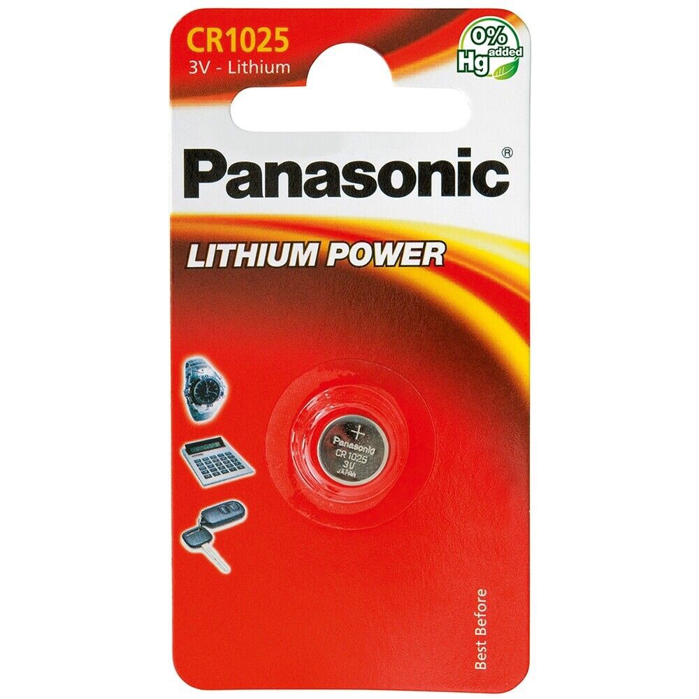 Φωτογραφία προϊόντος: A39B2B1B-77CE-EF11-9A7B-C174DFB988E4 Buttoncell Lithium Power Panasonic CR1025 Τεμ. 1