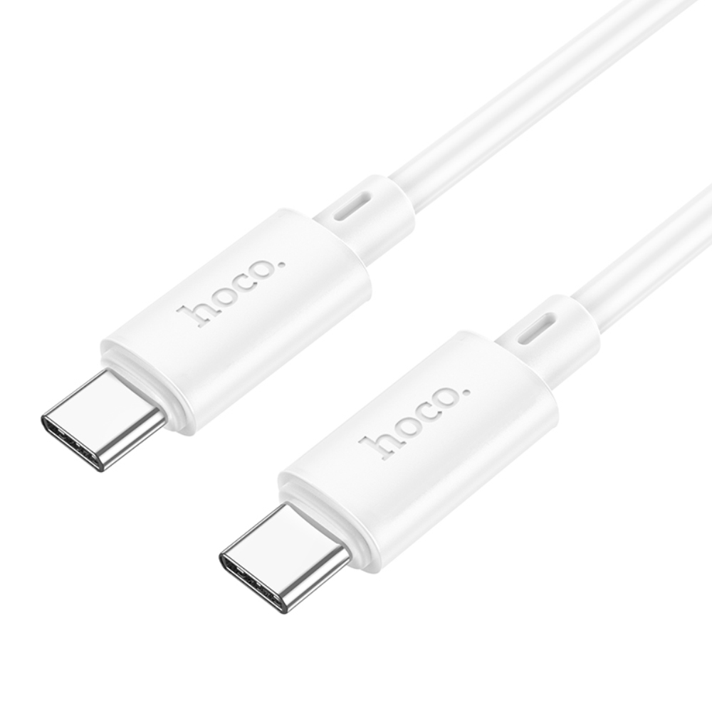 Φωτογραφία προϊόντος: 2ADD149A-D3CC-EF11-9A7B-C174DFB988E4 Καλώδιο Hoco X88 Gratified USB-C σε USB-C 60W 3A Λευκό 2m