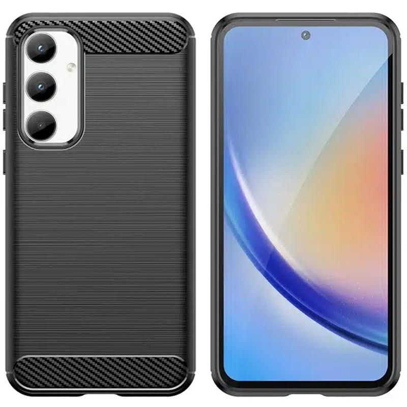 Φωτογραφία προϊόντος: Θήκη TPU Noozy Carbon Series για Samsung SM-A356 Galaxy A35 5G Μαύρη