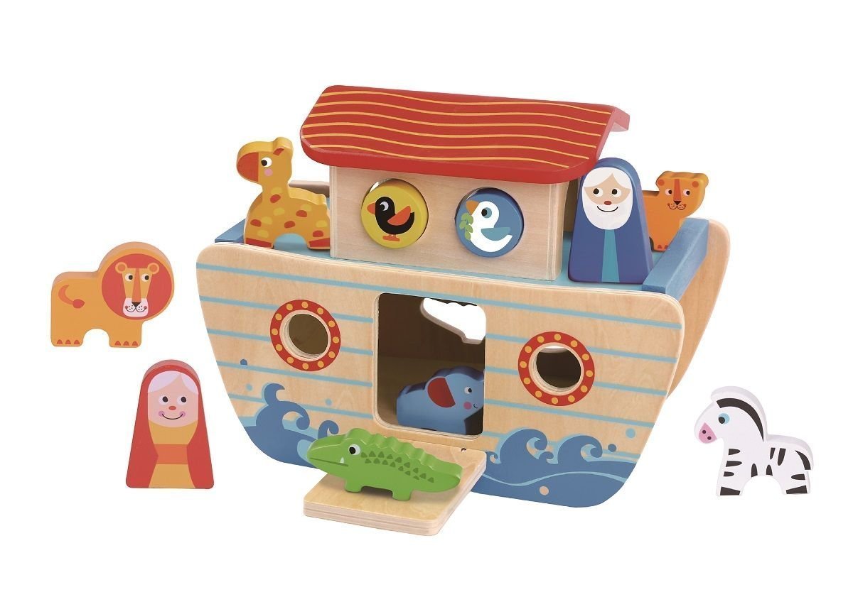 Φωτογραφία προϊόντος: Tooky Toy Tooky Ξύλινη Κιβωτός Του Νώε (TK487)