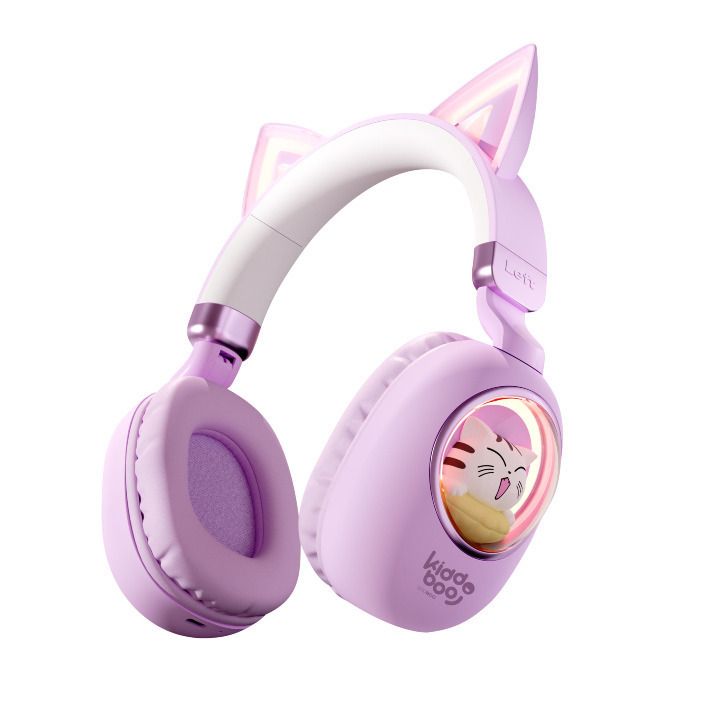 Φωτογραφία προϊόντος: Kiddoboo Delulu Bluetooth Headphones Lavender (KBKID5LVD)