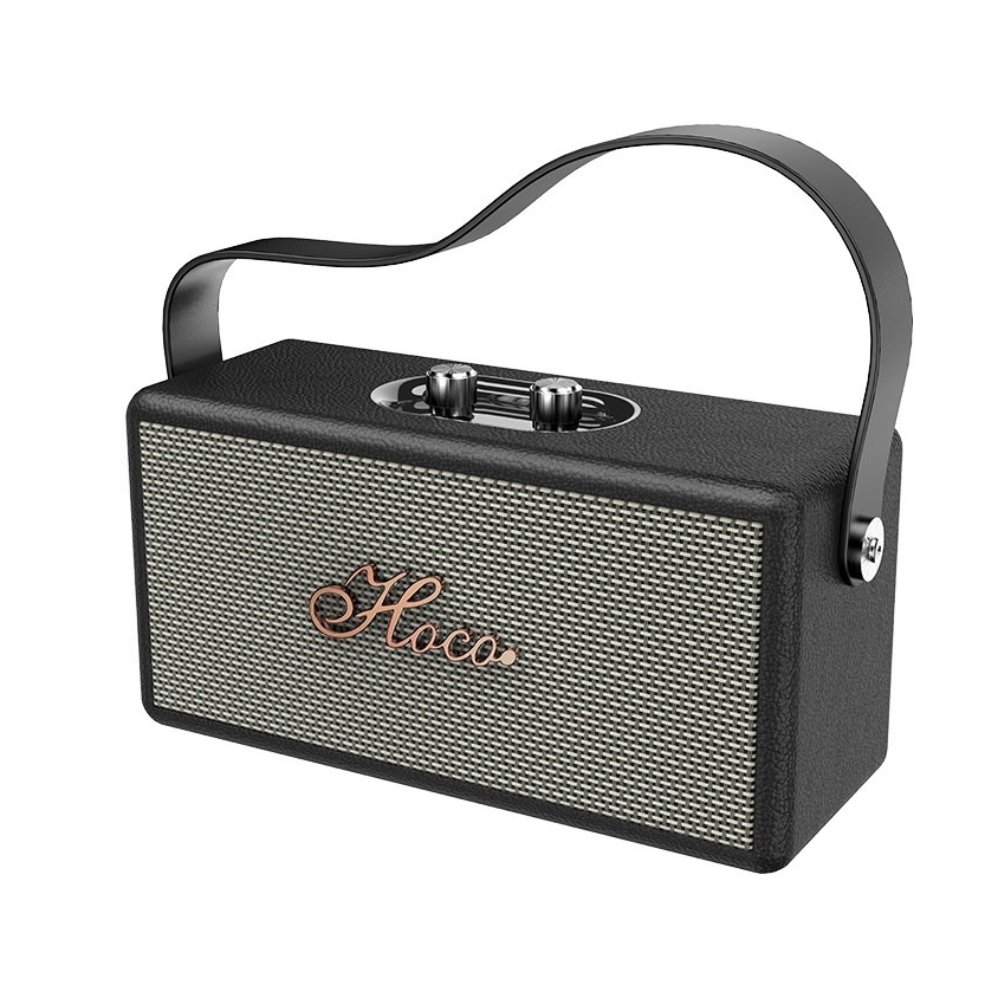 Φωτογραφία προϊόντος: Φορητό Ηχείο Hoco DS61 Rhyme Retro Leather 14W BT V5.3 SD CARD AUX USB 2400mAh Black