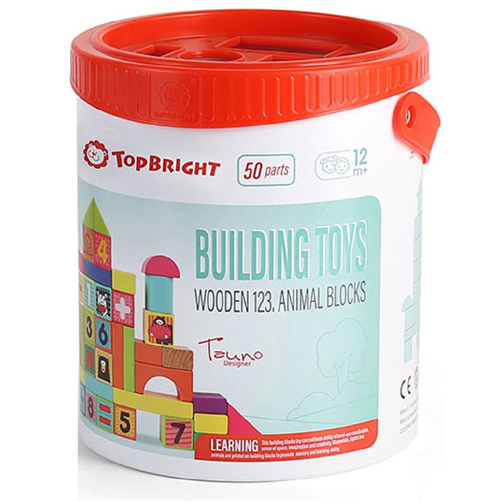 Φωτογραφία προϊόντος: TopBright Top Bright 50pcs Animal Blocks (460065)