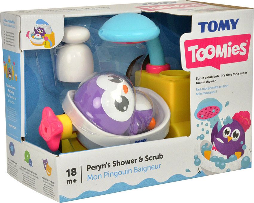 Φωτογραφία προϊόντος: AS το καλό παιχνίδι Tomy Toomies Βρεφικό Παιχνίδι Μπάνιου Πιγκουίνος Στο Μπάνιο (1000-72610)