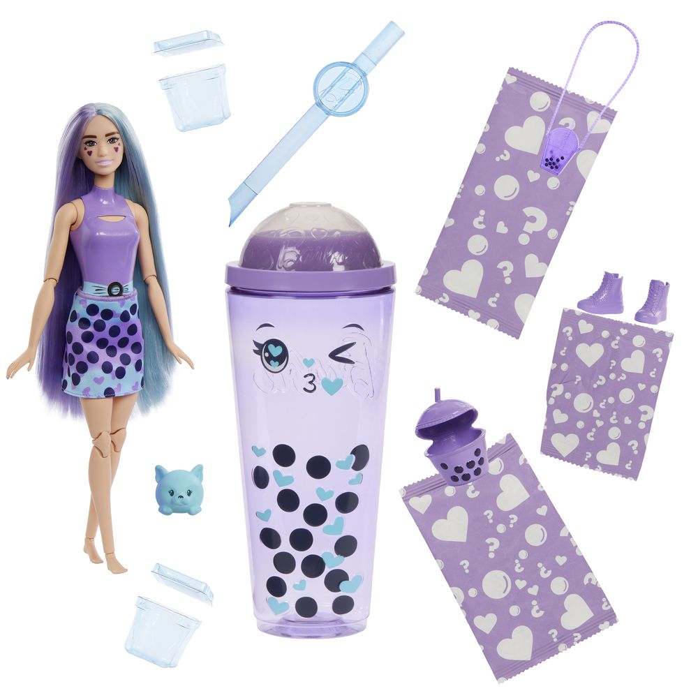 Φωτογραφία προϊόντος: Mattel Barbie Bubble Tea Series Κούκλα coconut milk με 8 Εκπλήξεις (HTJ19)