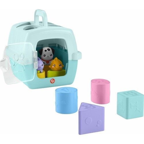 Φωτογραφία προϊόντος: Mattel Fisher Price Βαλιτσάκι Μεταφοράς Με Ζωάκια Και Σχήματα (HTW93)