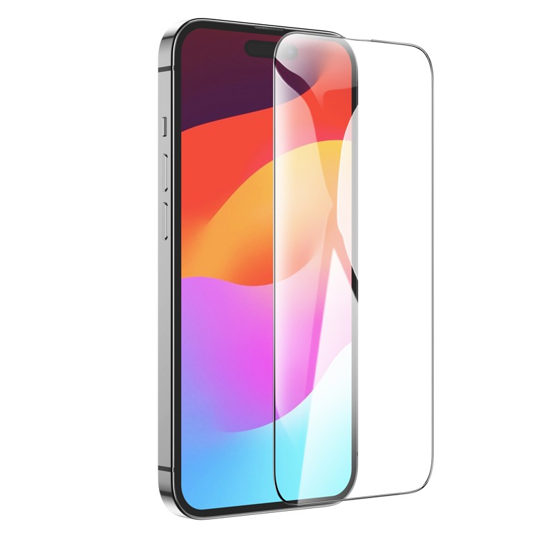 Φωτογραφία προϊόντος: 2ADD149A-D3CC-EF11-9A7B-C174DFB988E4 Tempered Glass Hoco Premium Series G14 0.33mm HD Full Screen Large Arc Edges Protection HD 3D για Ap