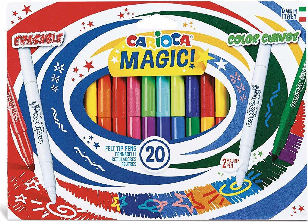 Φωτογραφία προϊόντος: Carioca Μαρκαδόροι Stereo Magic Colors 20Τμχ (133200003)