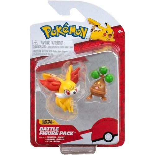 Φωτογραφία προϊόντος: Jazwares Pokemon Φιγούρες Fennekin and Bonsly (JW095007-W16-1)