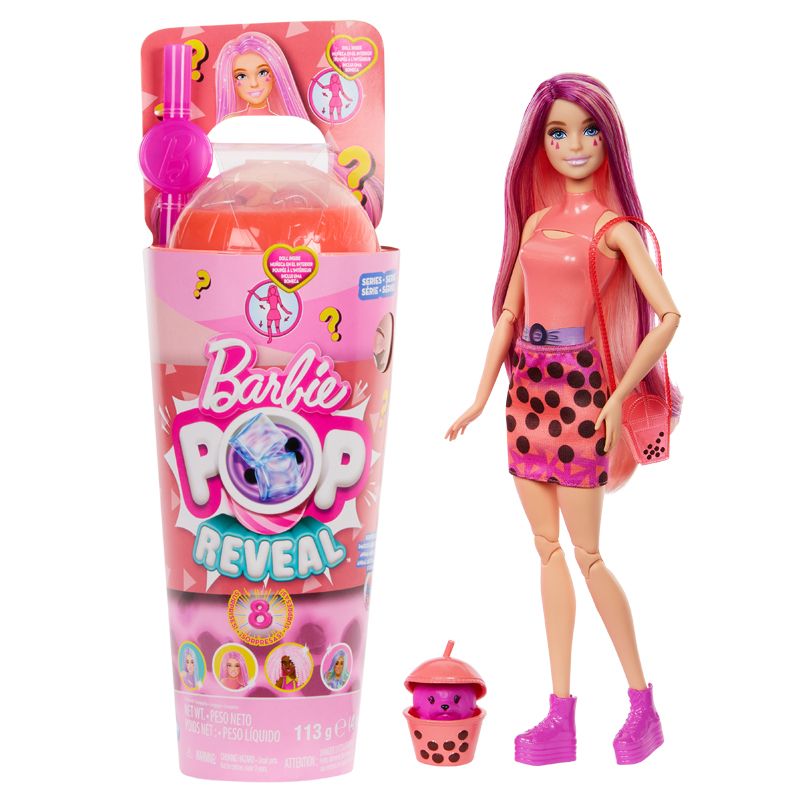 Φωτογραφία προϊόντος: Mattel Barbie Pop Reveal Bubble Tea Pink - Ροφήμα Μάνγκο (HTJ22)