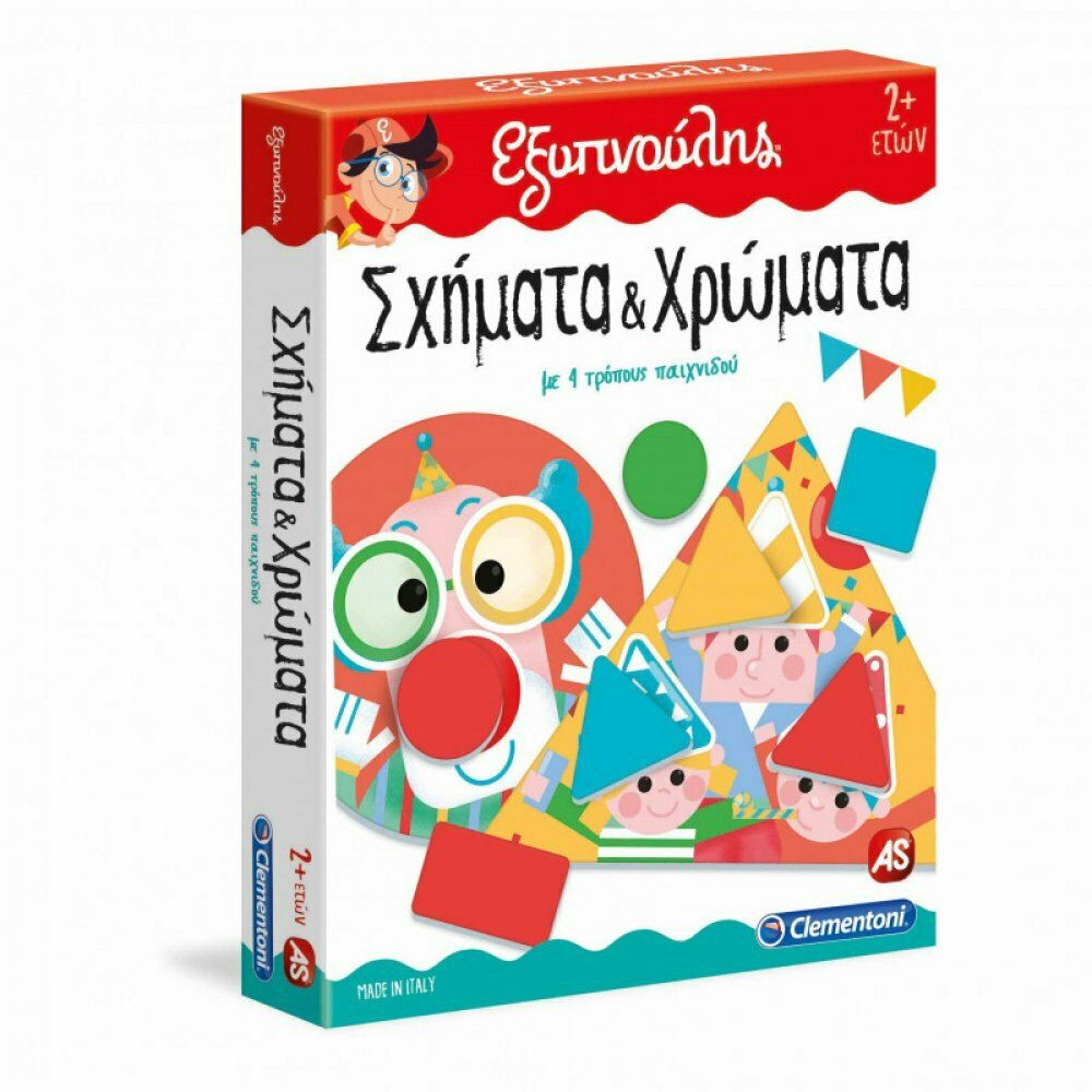 Φωτογραφία προϊόντος: Clementoni Εκαπιδευτικό Επιτραπέζιο Εξυπνούλης Σχήματα Και Χρώματα (1024-63259)