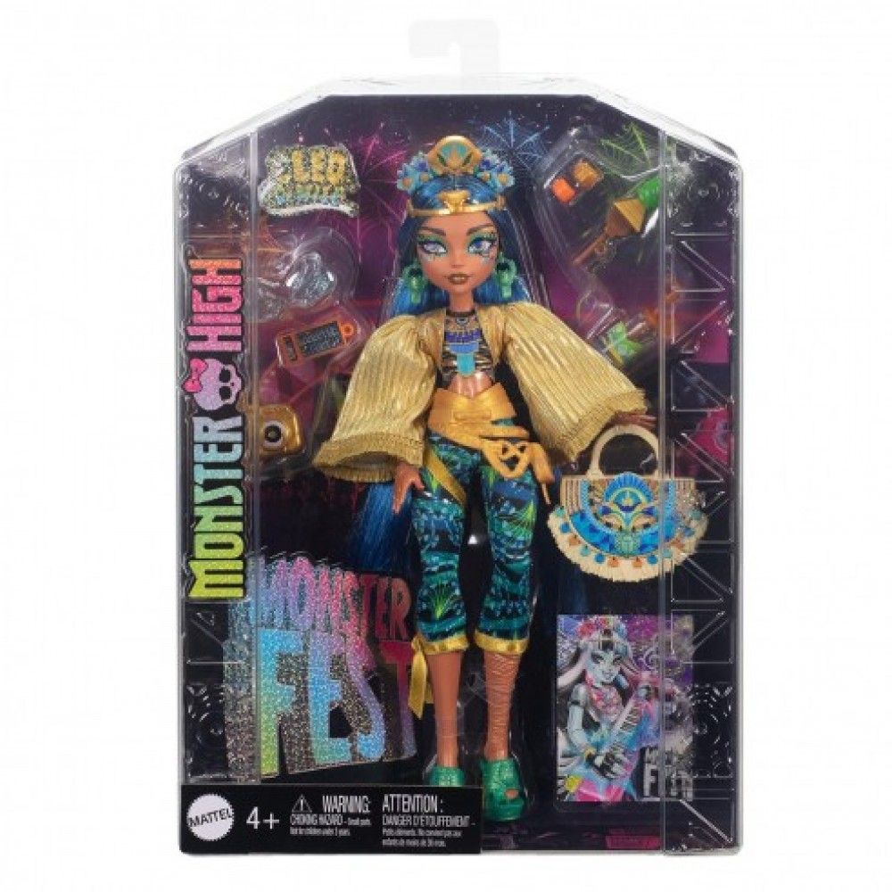 Φωτογραφία προϊόντος: Mattel MONSTER HIGH ΚΟΥΚΛΑ FEST CLEO DE NILE (HXH81)