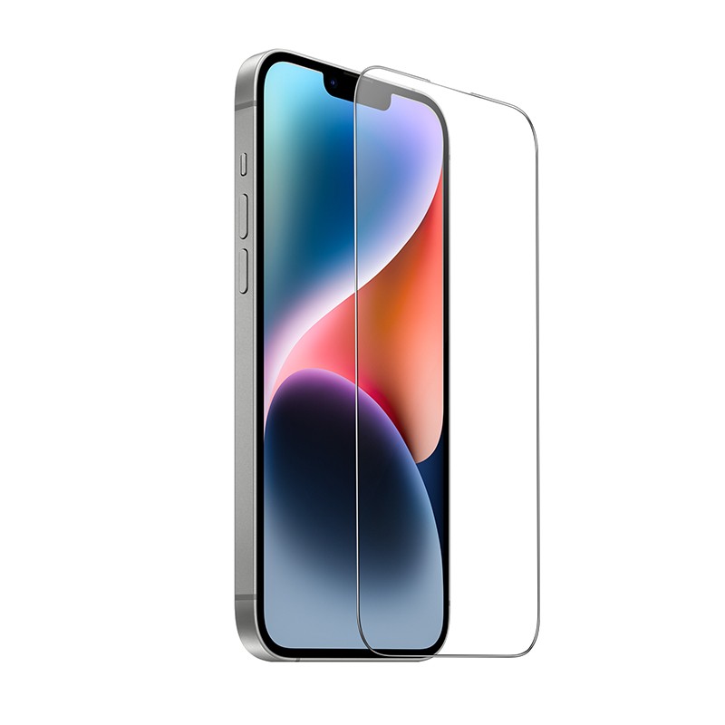 Φωτογραφία προϊόντος: 2ADD149A-D3CC-EF11-9A7B-C174DFB988E4 Tempered Glass Hoco Premium Series A34 9D Large Arc Dustproof Anti-glare 0.4mm για Apple iPhone 15