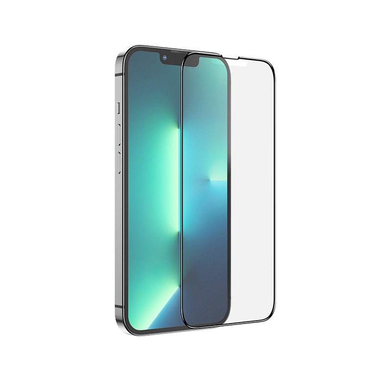 Φωτογραφία προϊόντος: 2ADD149A-D3CC-EF11-9A7B-C174DFB988E4 Tempered Glass Hoco A28 Anti-fingerprint 0.33mm για Apple iPhone 13 Pro Max/ iPhone 14 Plus Μαύρο