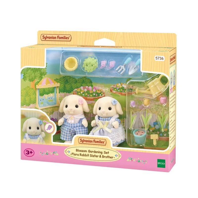 Φωτογραφία προϊόντος: Epoch Sylvanian Families Flora Rabbit Σετ Κηπουρικής (5736) (5736)