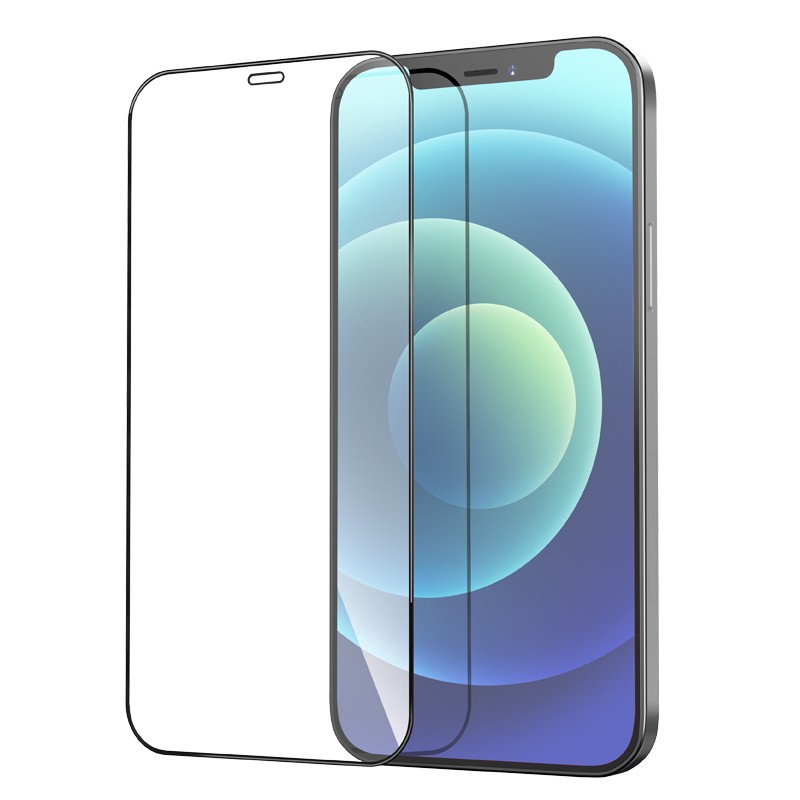 Φωτογραφία προϊόντος: 2ADD149A-D3CC-EF11-9A7B-C174DFB988E4 Tempered Glass Hoco G8 3D Full Screen Fine Edge Anti-Fall για Apple iPhone 12 Mini Μαύρο Σετ 10 τμχ.
