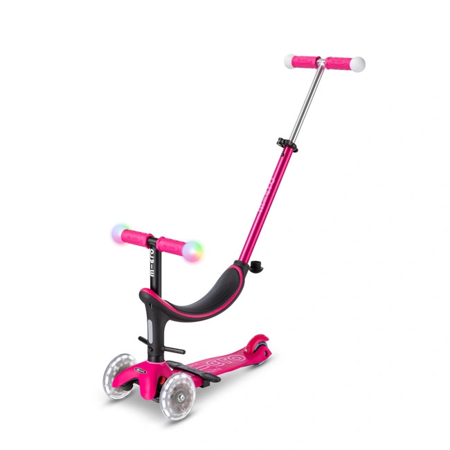 Φωτογραφία προϊόντος: Πατίνι Micro Mini2Grow Deluxe Magic LED - Φούξια (MMD359)