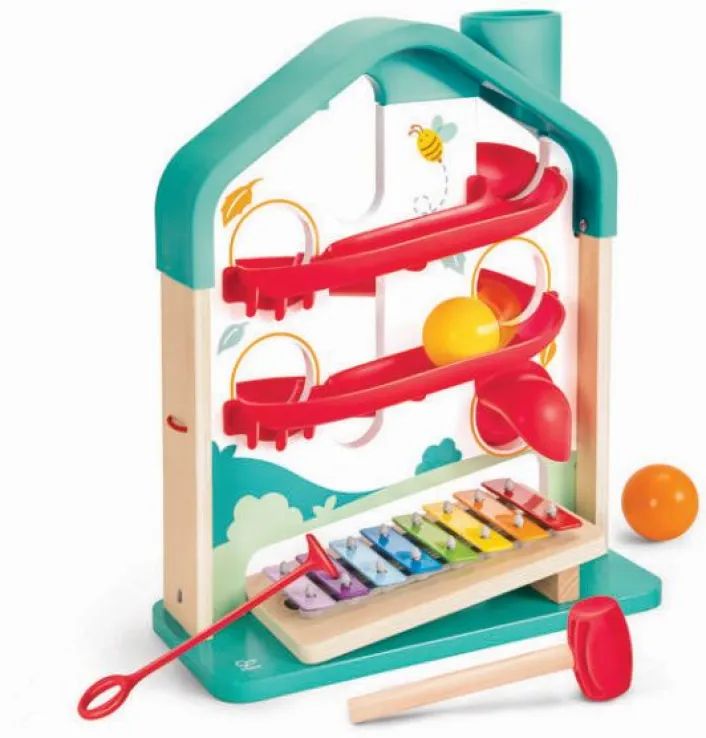 Φωτογραφία προϊόντος: Hape Early Melodies Ξύλινο Ξυλόφωνο Ball Run (E0512A)