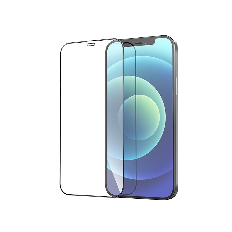 Φωτογραφία προϊόντος: 2ADD149A-D3CC-EF11-9A7B-C174DFB988E4 Tempered Glass Hoco A27 Anti-Static Dustproof 0.33mm 2.5D για Apple iPhone 12 mini Μαύρο