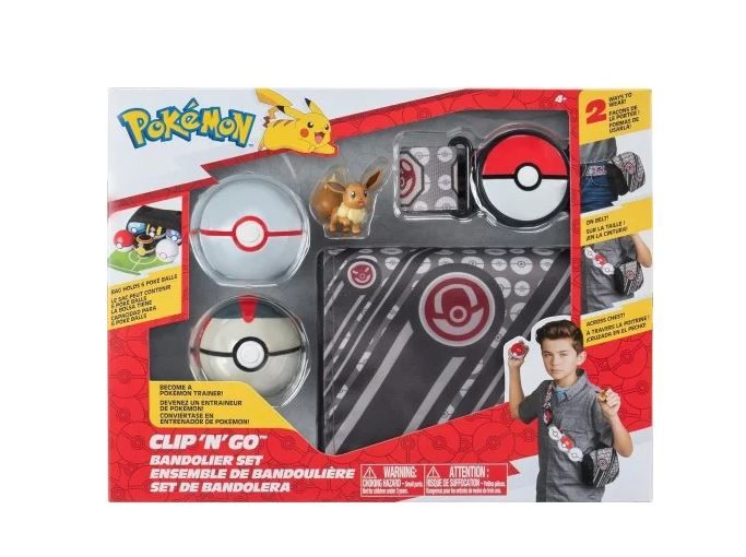 Φωτογραφία προϊόντος: Jazwares Pokemon Clip 'N Go Bandolier Σετ W4 Grey (JW000028-W4-2)