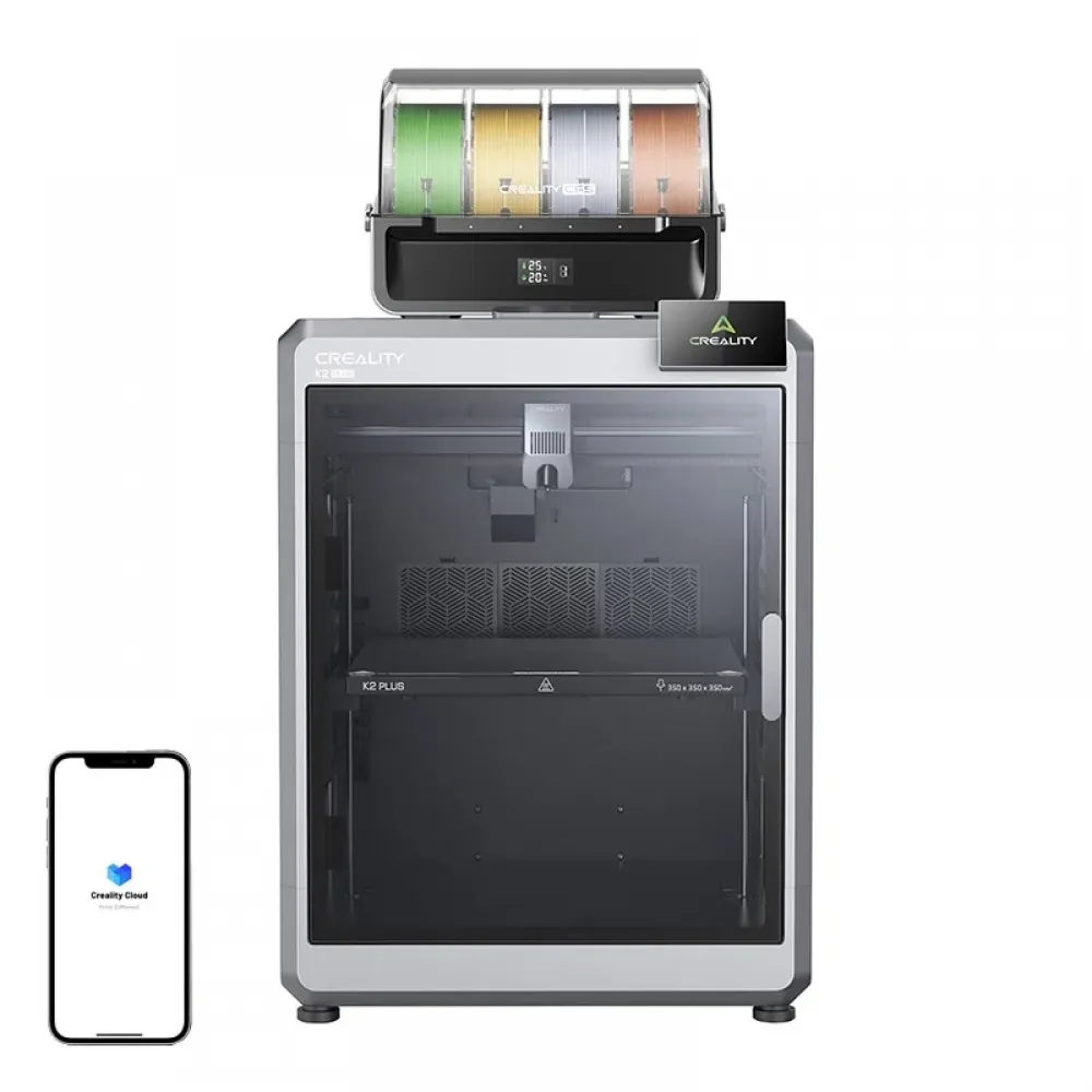 Φωτογραφία προϊόντος: CREALITY K2 PLUS COMBO multi-color (16 colors) FDM 3d Printer 600mm/s (Combo with CFS Kit)