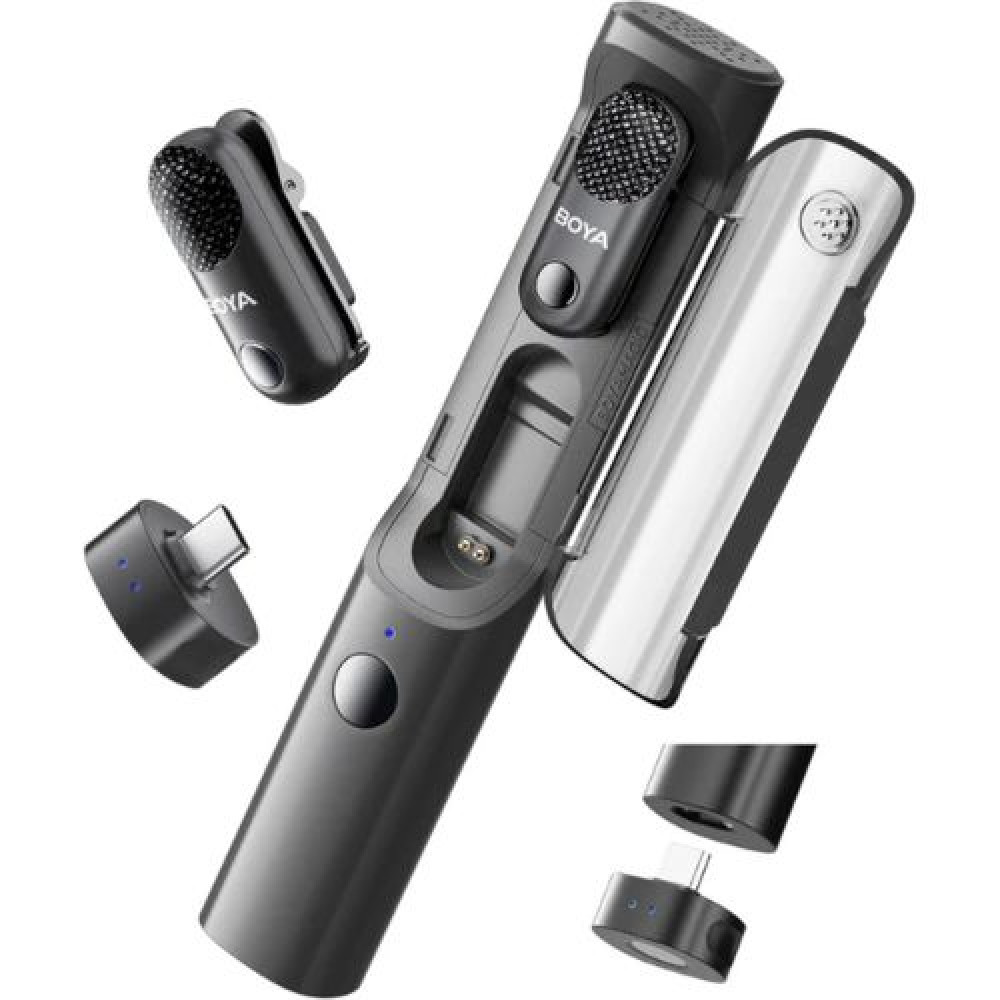 Φωτογραφία προϊόντος: BOYA Magic - Type-C, USB-C Receiver Wireless Microphone 2 TX + 1 RX + charing Case