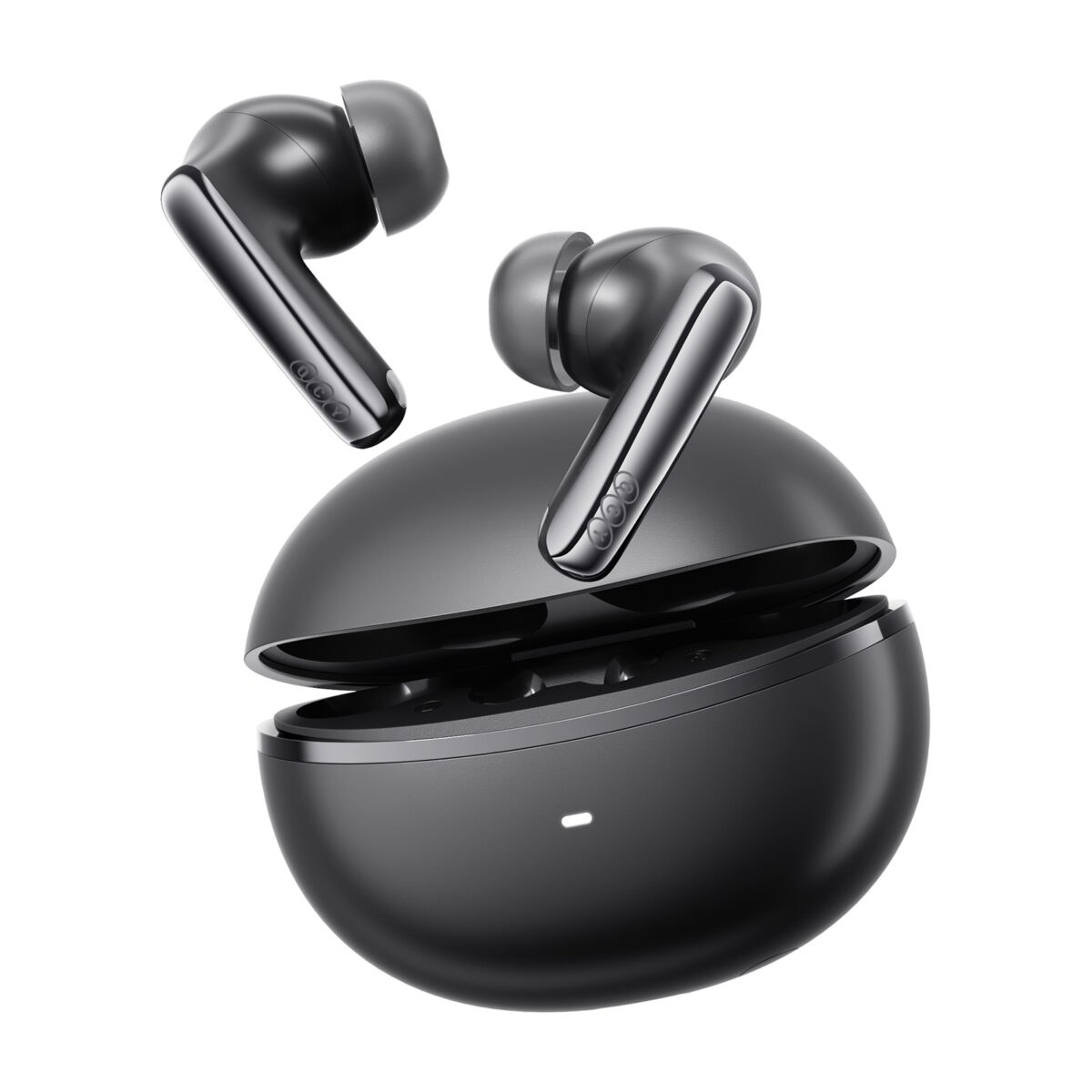 Φωτογραφία προϊόντος: QCY Melobuds N70i ANC Black - 56db ANC TWS Hi-Res Earbuds LDAC BT 6.0 IPX5 Wireless charge 50h