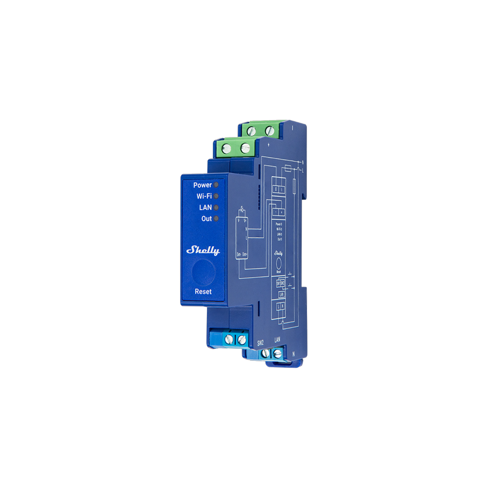 Φωτογραφία προϊόντος: Elvhx 3800235268209 | Shelly Pro Dimmer 0/1-10V PM - EAN 3800235268209