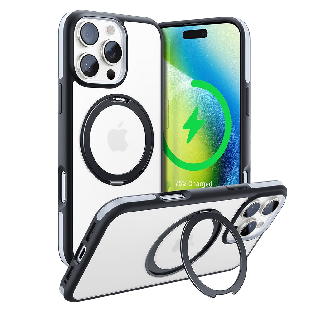 Φωτογραφία προϊόντος: Etui Torras Ostand R Fusion for iPhone 16 Pro (Black)