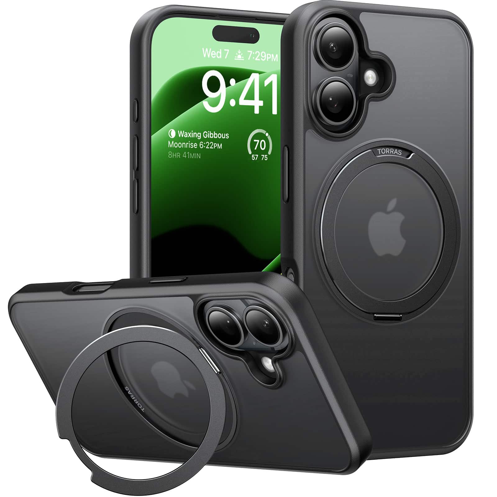 Φωτογραφία προϊόντος: Torras Ostand Pro Case for iPhone 16 (Black)