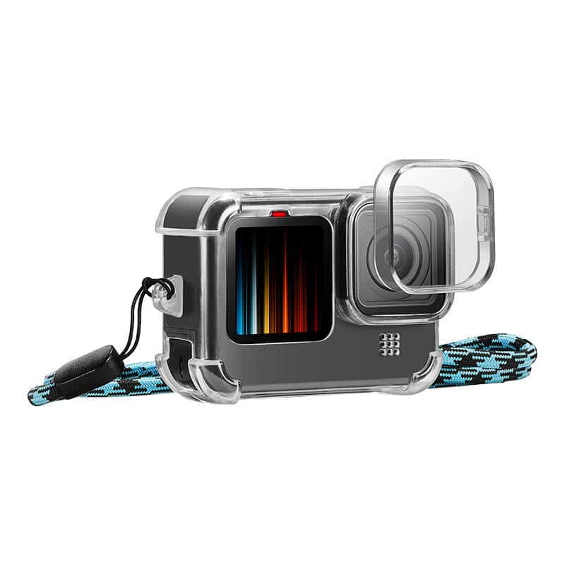 Φωτογραφία προϊόντος: Case with Lens Cap and Neck Strap PULUZ for GoPro Hero 9 / 10 / 11