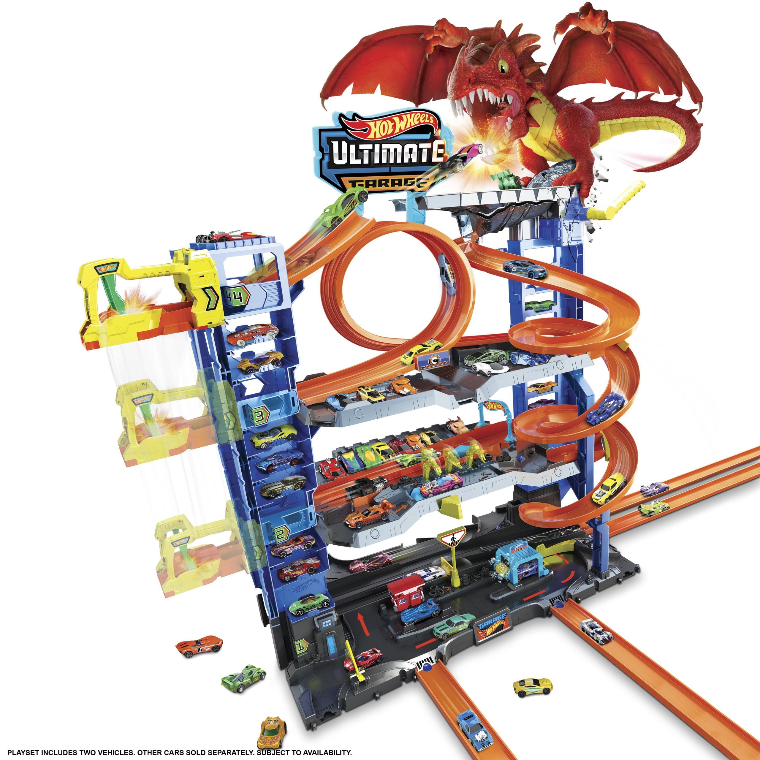 Φωτογραφία προϊόντος: Mattel Hot Wheels Απόλυτο Γκαράζ με Δράκο (HKX48)