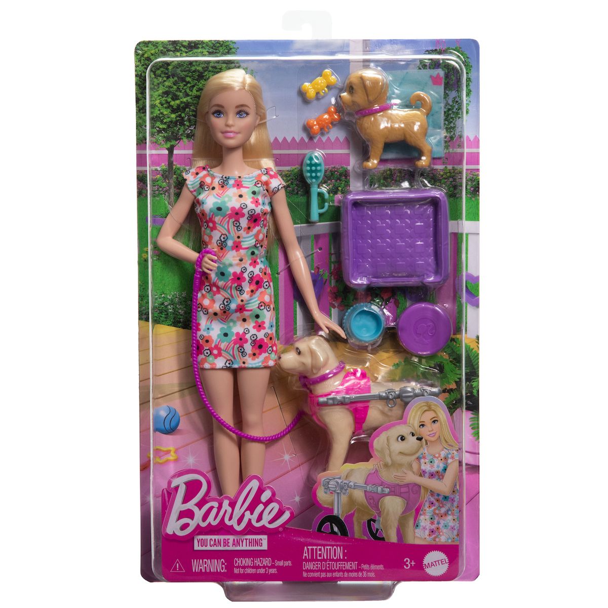 Φωτογραφία προϊόντος: Mattel Barbie Κουταβάκια Με Αναπηρικό Αμαξίδιο (HTK37)