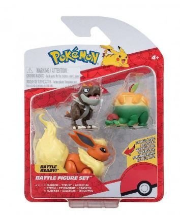 Φωτογραφία προϊόντος: Jazwares Pokemon Φιγούρες W16 Σετ 3τεμ Appletun Tyrunt Flareon (JW095155-W16-1)