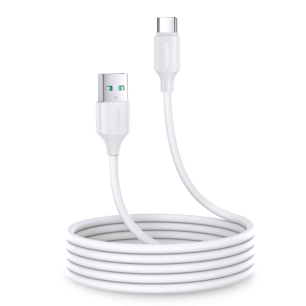 Φωτογραφία προϊόντος: Joyroom USB - Type-C Data Cable, 3A, 480Mb/s, 2m, White (S-UC027A9)