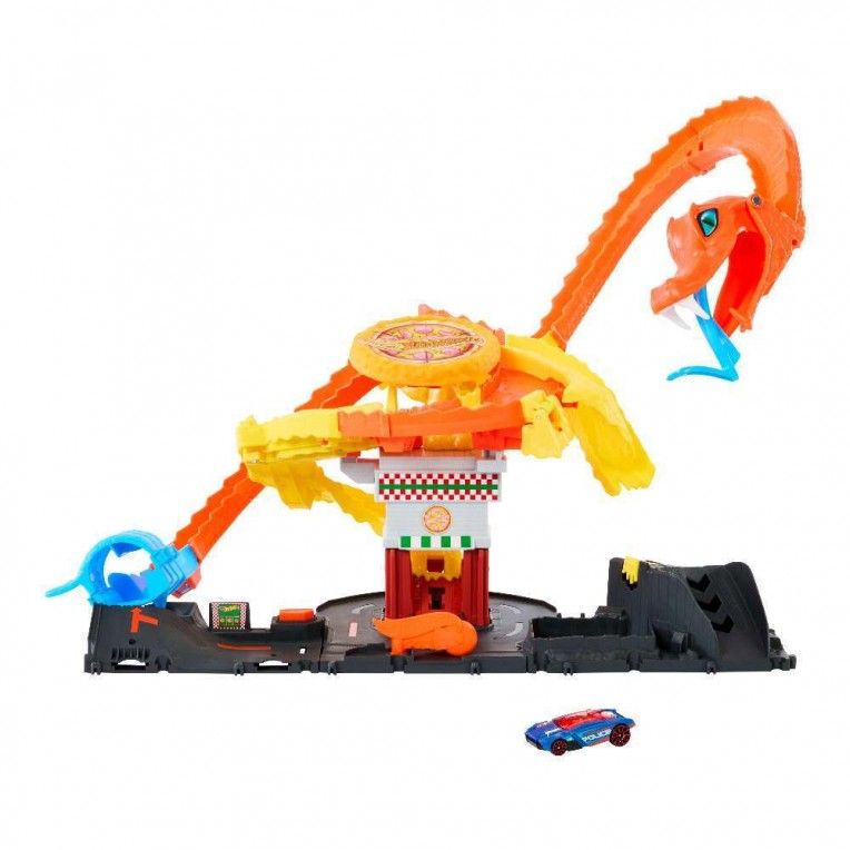 Φωτογραφία προϊόντος: Mattel Hot Wheels City Πίστα Pizza Slam Cobra Attack (HTN81)
