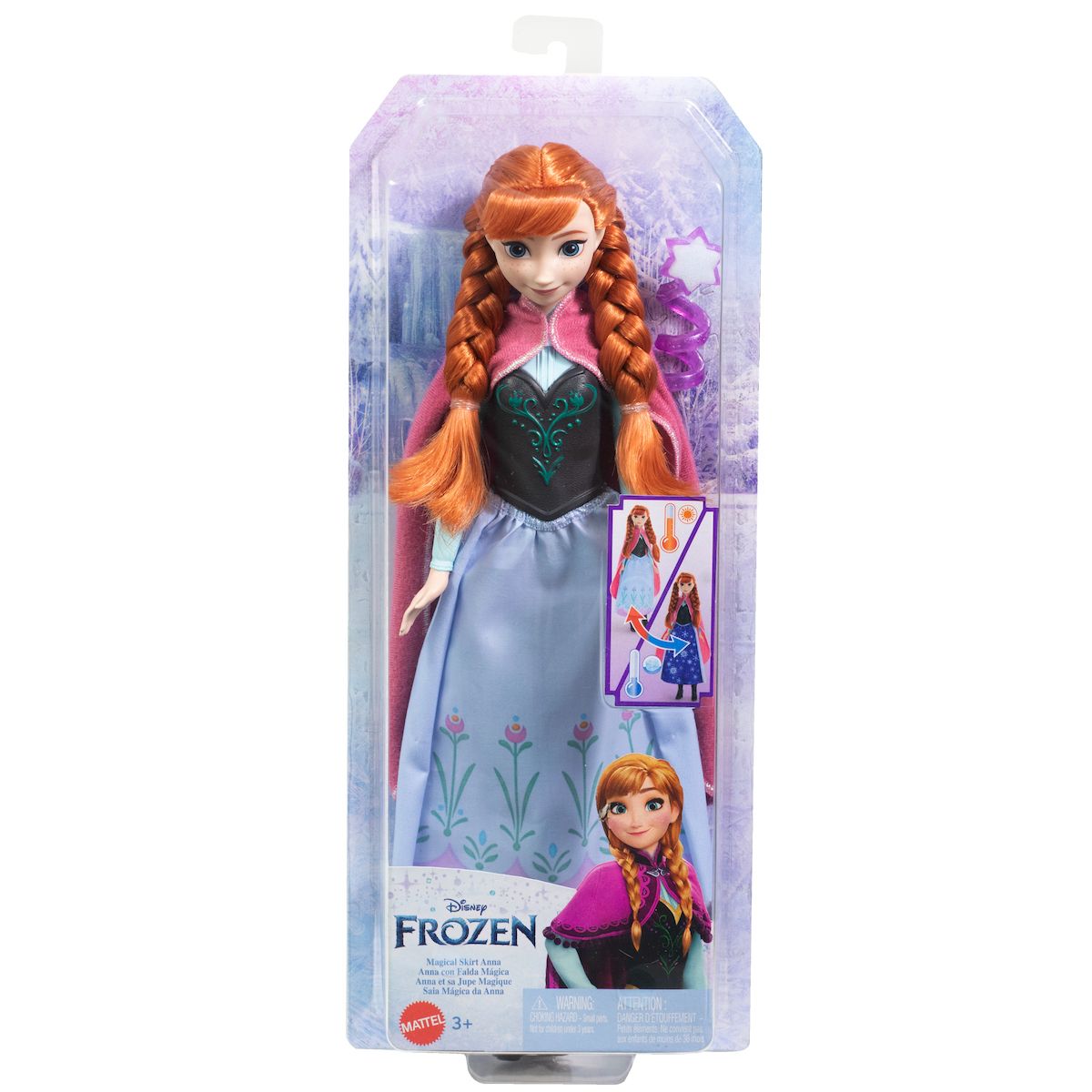 Φωτογραφία προϊόντος: Mattel Frozen Anna Μαγική Φούστα (HTG24)