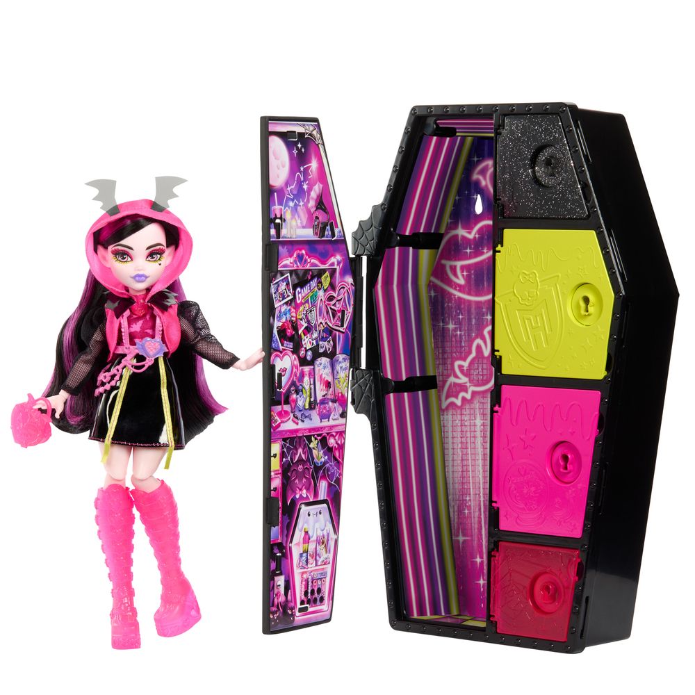 Φωτογραφία προϊόντος: Mattel Monster High Neon Frights Draculaura (HNF78)