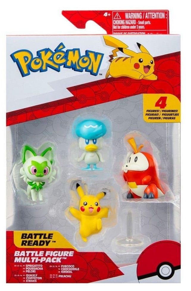 Φωτογραφία προϊόντος: Jazwares Pokemon Φιγούρες 4τμχ First Partner Generation Ix (JW003402)